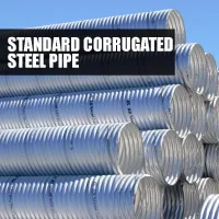 Standard Corrugated Steel Pipe Button